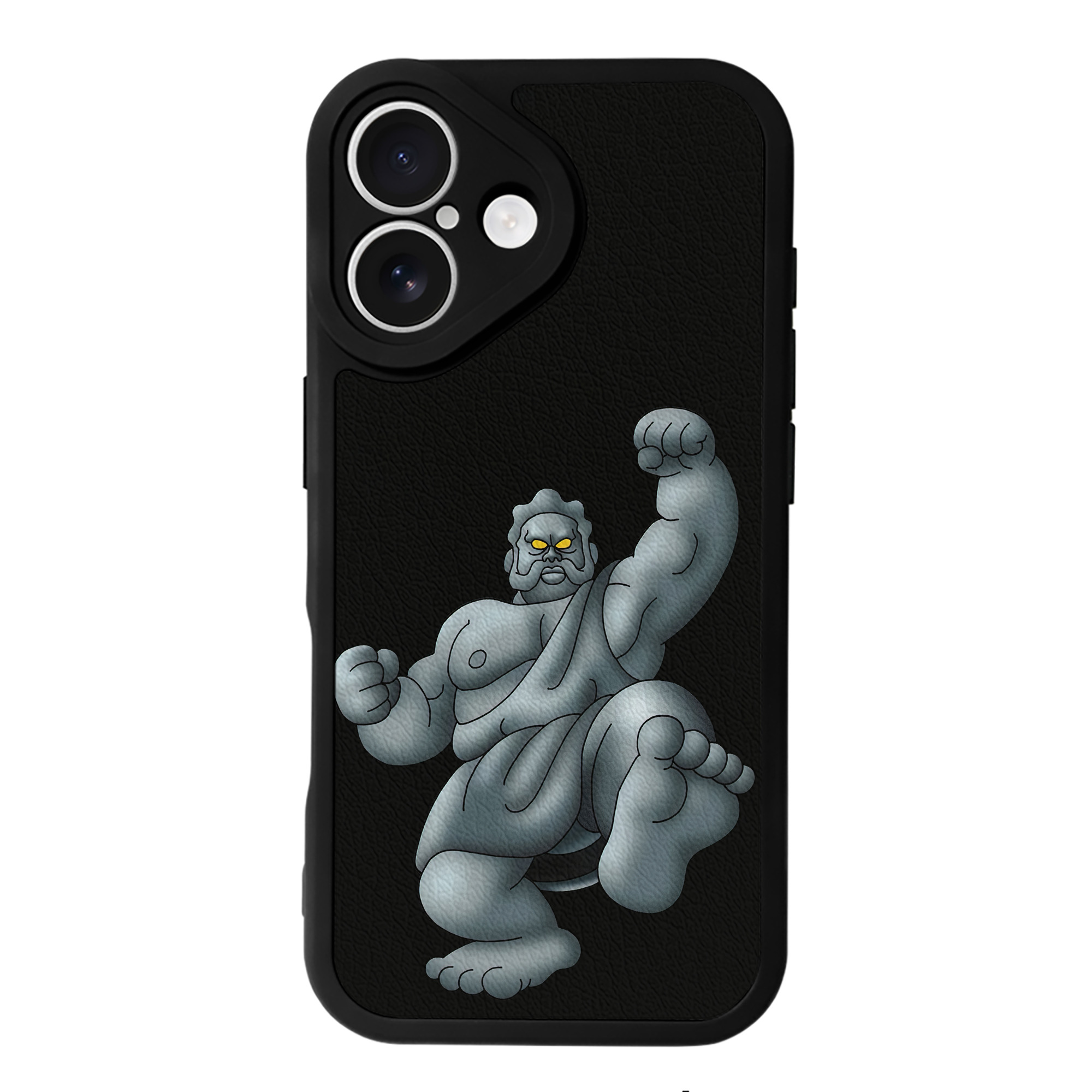 （画像用） ドラゴンクエスト Doragon Kuesuto Dragon Quest 【iPhone 16シリーズ対応】シリコンスマホケース（レザー調） 材質：シリコン